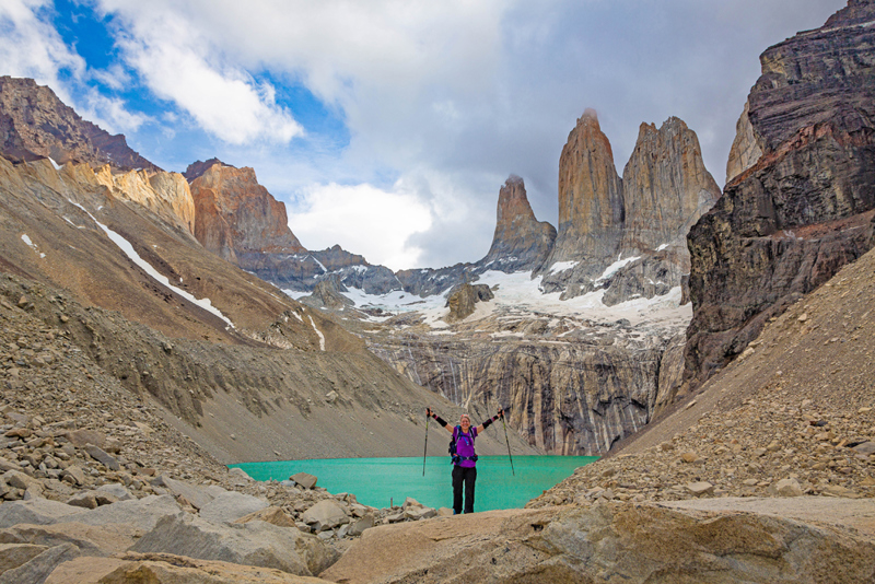 De tre tårne er mål for mange vandreture i Torres del Paine